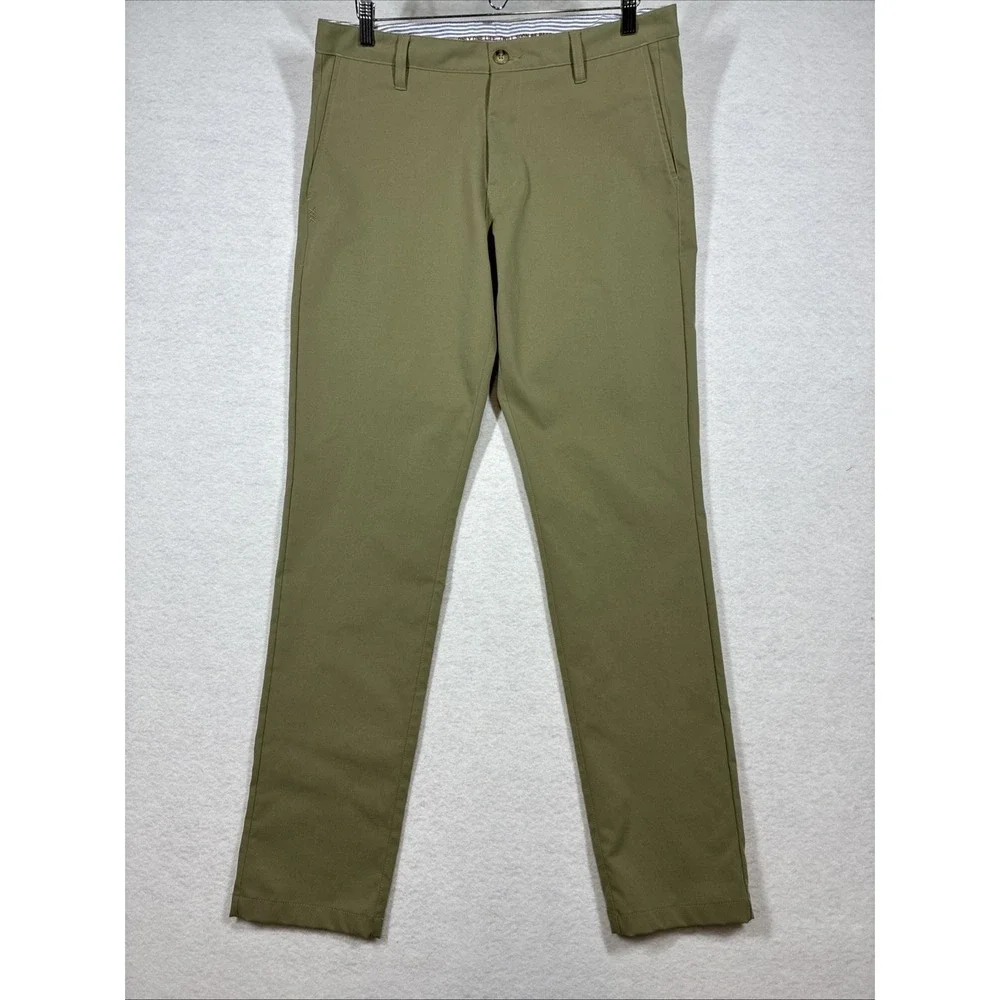 Rhone Commuter Pants‎ Performance Tech Chino Khaki Tan Mens 33x33